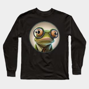 Geeky Frog Long Sleeve T-Shirt